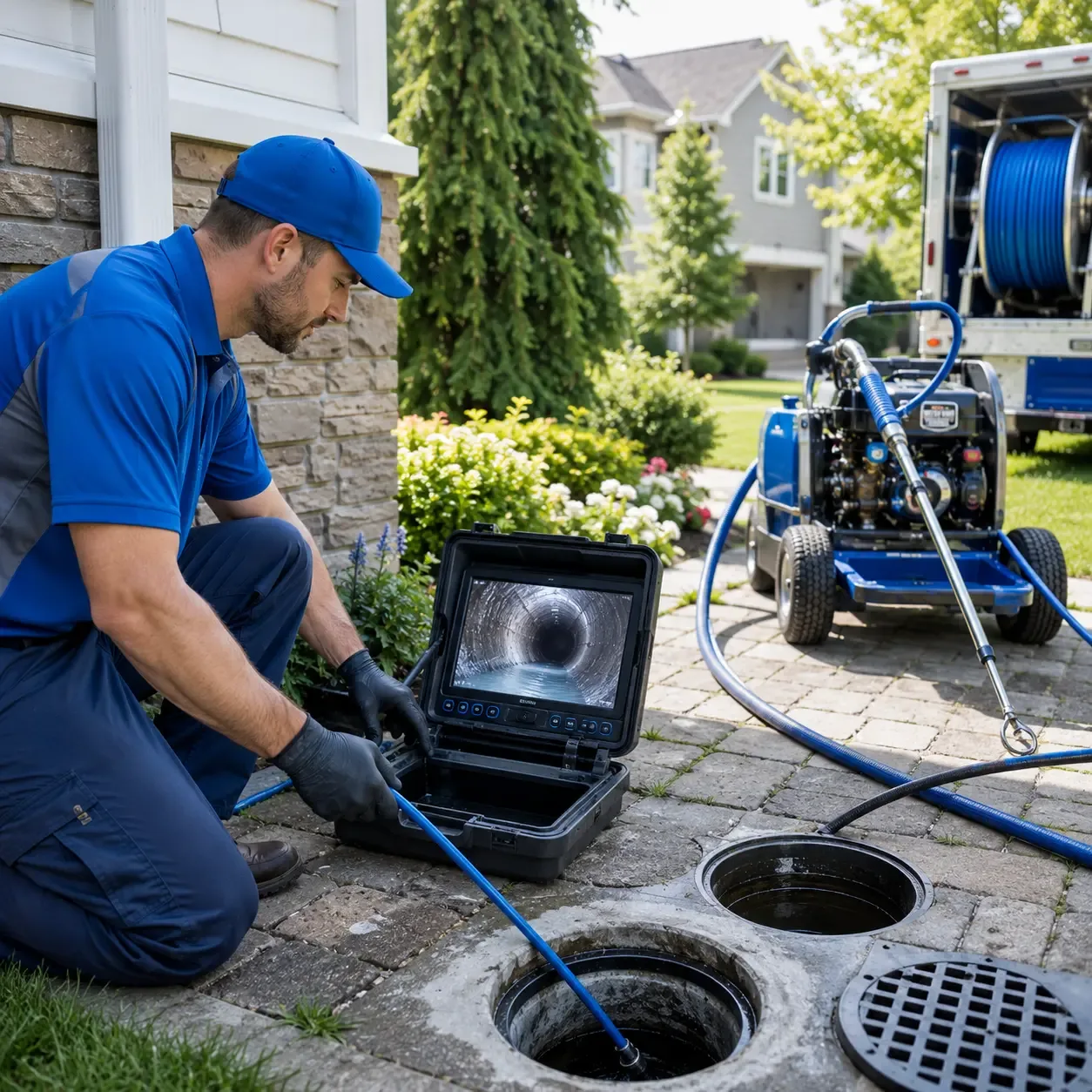 Outdoor drain cleaning professionals serving Trinity, TX